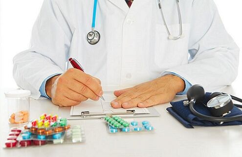 Dokter schreift Medikamenter fir Prostatitis Foto 1