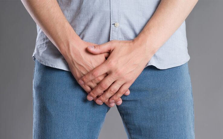 Prostatitis an engem Mann
